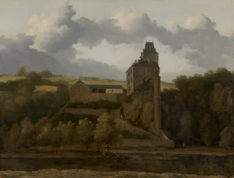 Kilátás a Montjardin kasteel kastélyra